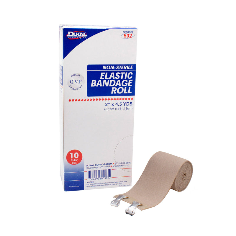 DUKAL ELASTIC BANDAGE BANDAGE ELAS LATEX 2 NS10/BX 5BX/CS