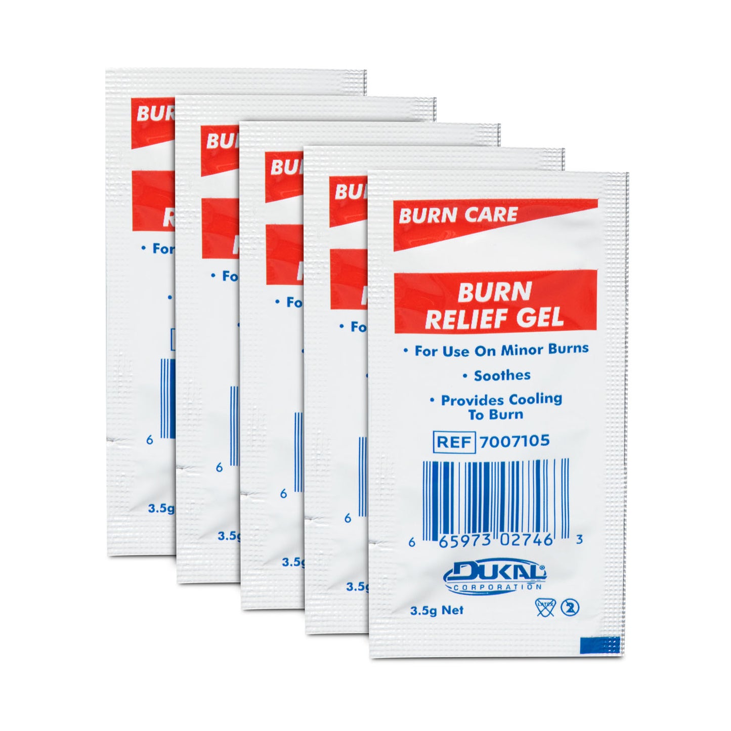 Dukal Burn Care Sachet Burn Gel 3.5G 5S St5/Bg 200Bg/Cs