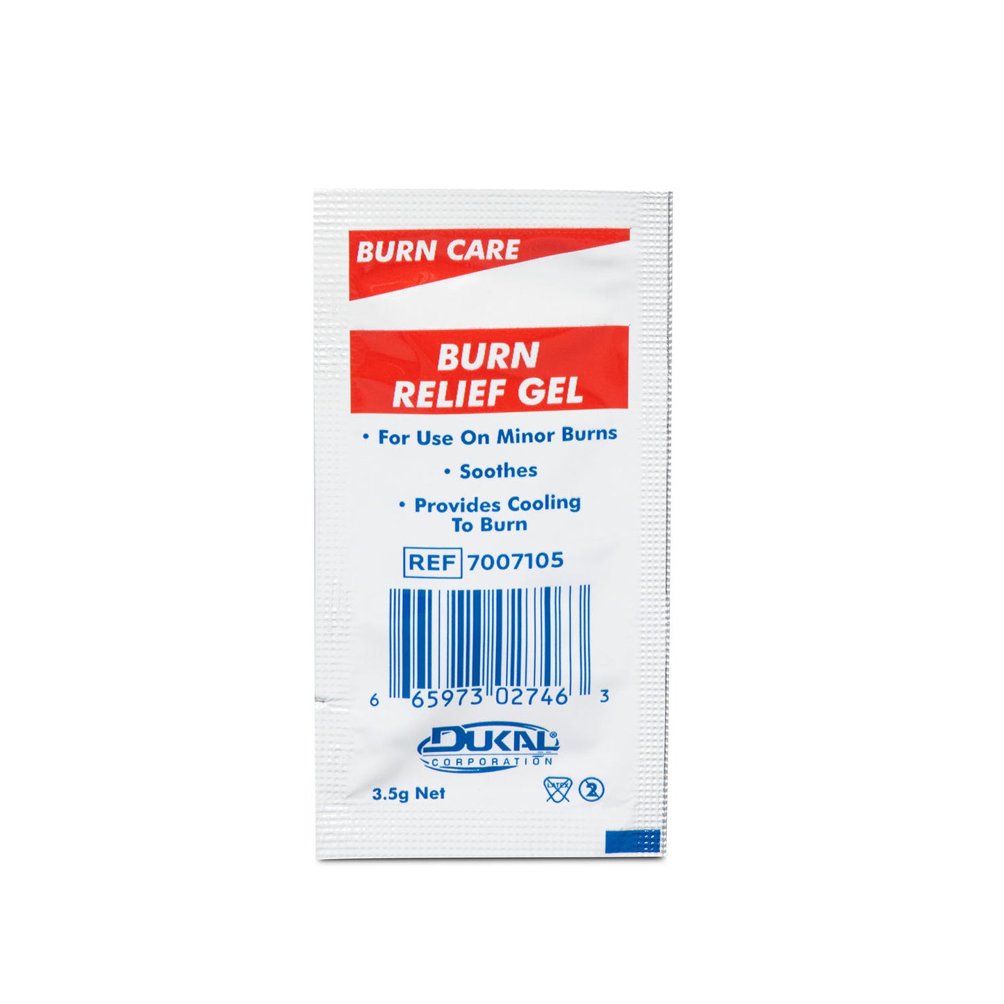 Dukal Burn Care Sachet Burn Gel 3.5G St 25/Bx24Bx/Cs