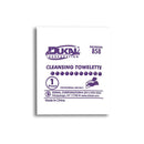 CLEANSING TOWELETTE, 5" X 8", 1/PK, 100 PK/BX, 20 BX/CS, SOLD AS CASE DUKAL 10000117