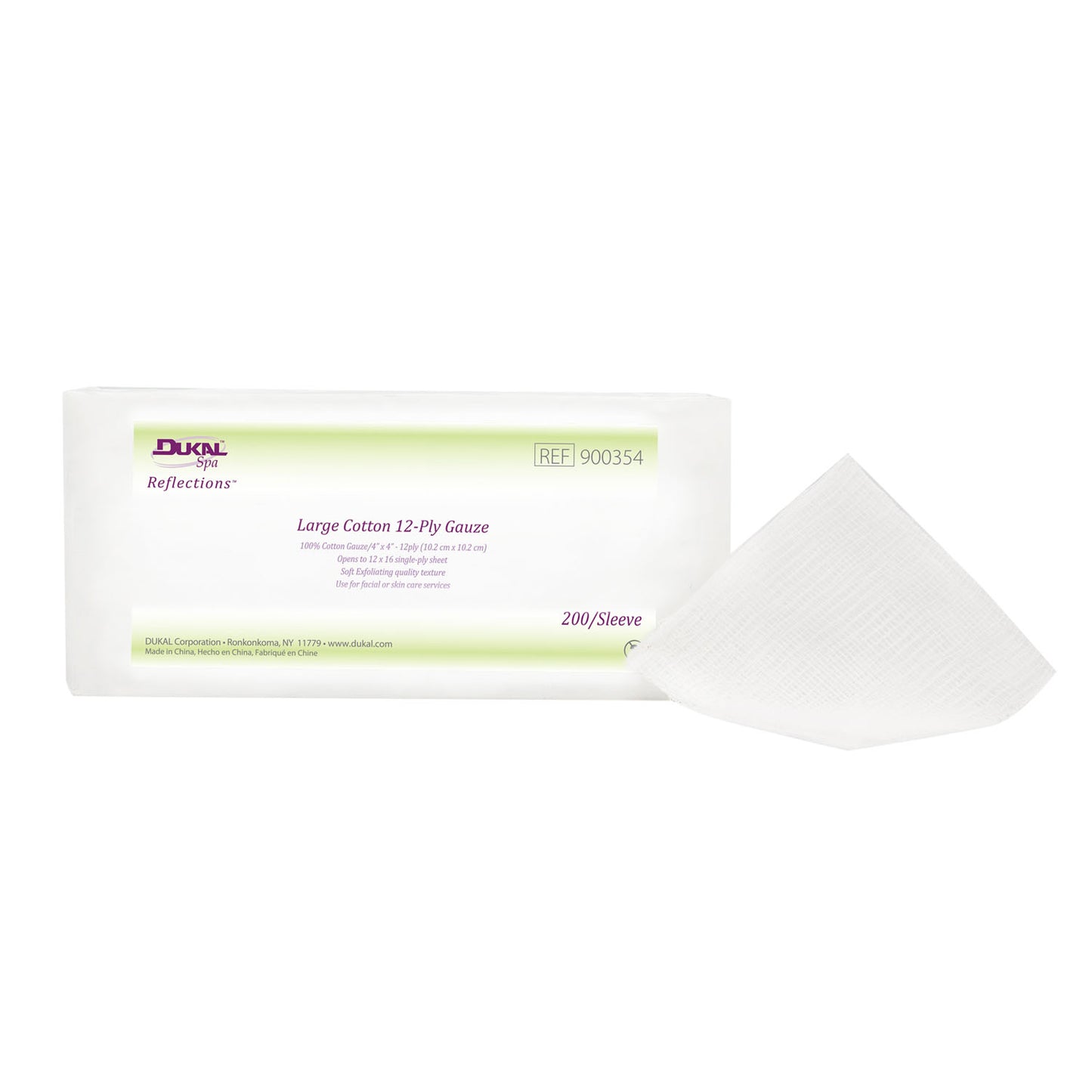 DUKAL SPA SUPPLY & SPA CARE PRODUCTS GAUZE COTTON 4X4 NST 200/BG10BG/CS