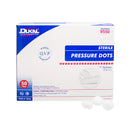 PRESSURE DOTS, 1", STERILE, 1/PK, 50 PK/BX, 10 BX/CS, SOLD AS CASE DUKAL 10000117