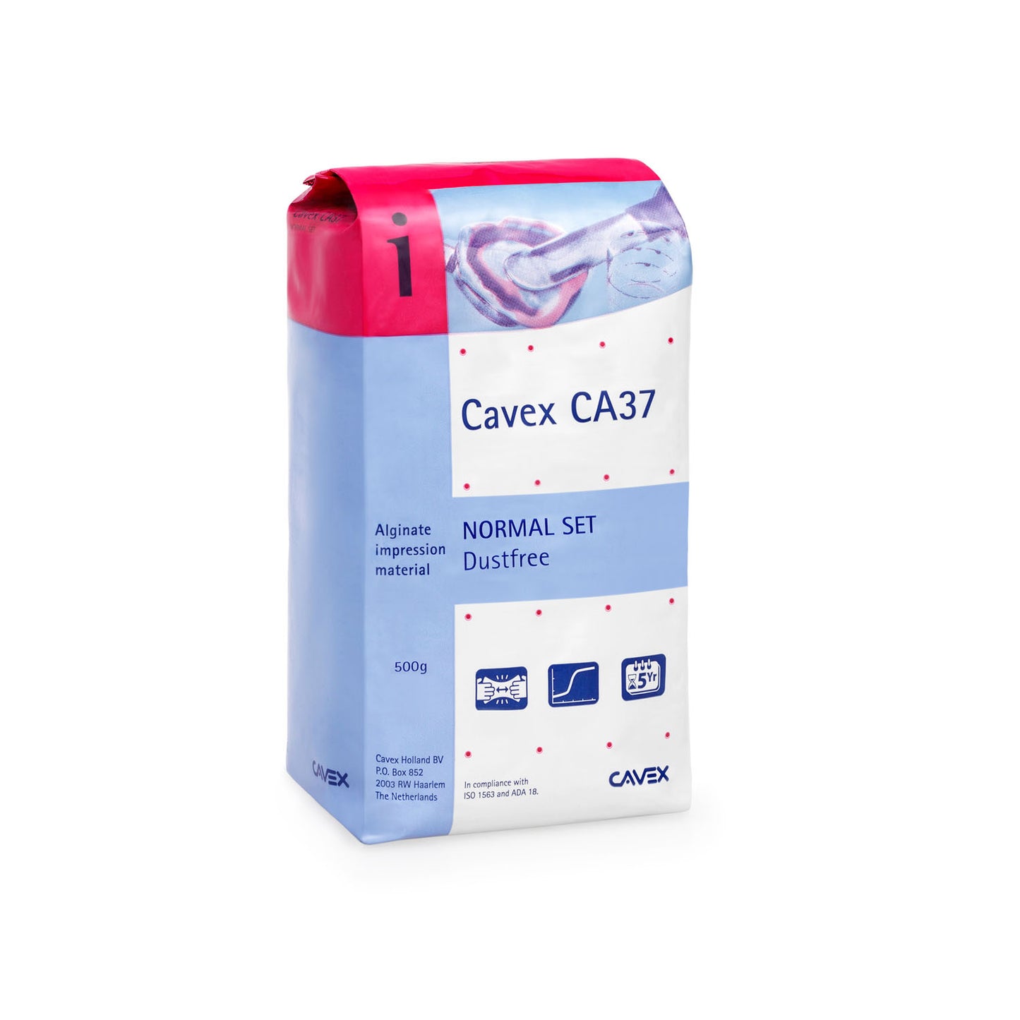 Dukal Cavex Impression Material Nafs-Alginate Ca37 Reg Set 500G Bg20Bg/Cs