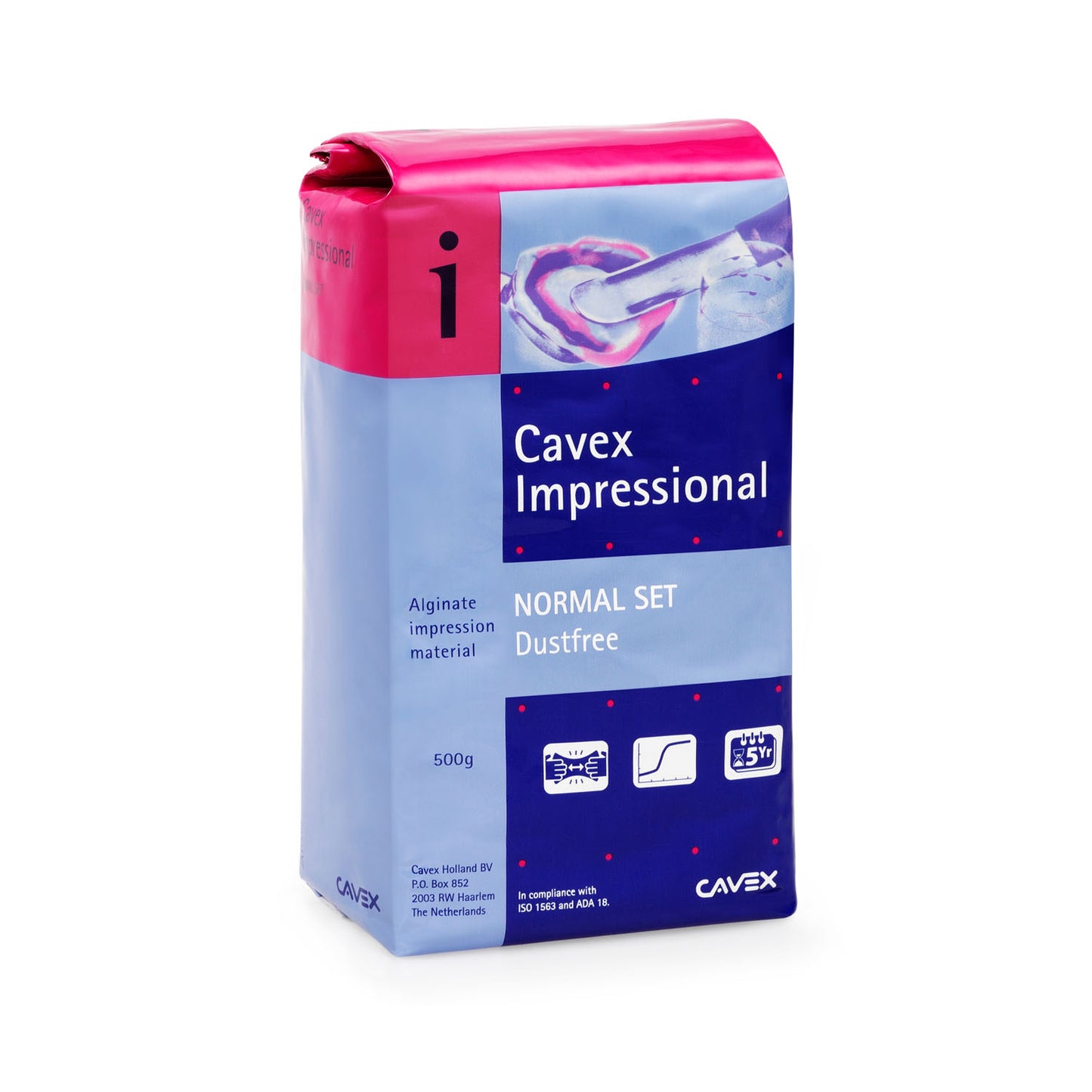 Dukal Cavex Impression Material Alginate Impression Reg 500G20Bg/Cs