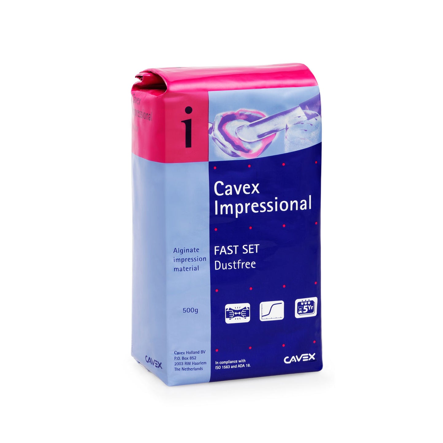 Dukal Cavex Impression Material Alginate Impression Fast 500G20Bg/Cs