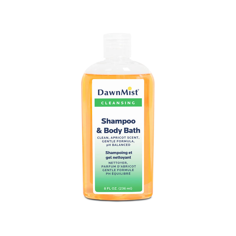 SHAMPOO & BODY BATH, RINSE FREE, 4 OZ BOTTLE WITH DISPENSING CAP, 96/CS, SOLD AS CASE DUKAL 10000117