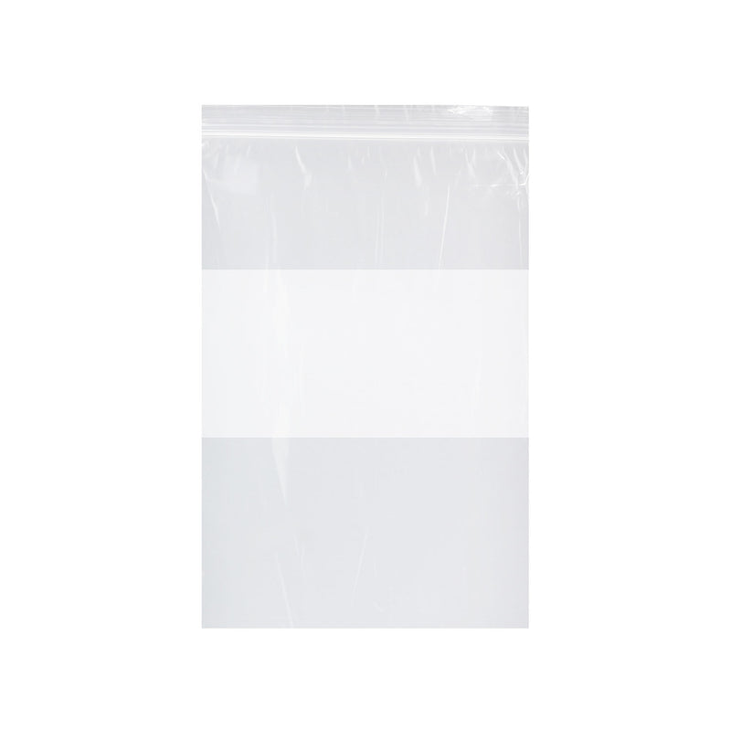 DUKAL DAWNMIST RECLOSABLE BAGS ZIP BAG CLEAR 8X10 2M WHTBLOCK 2M 1000/CS