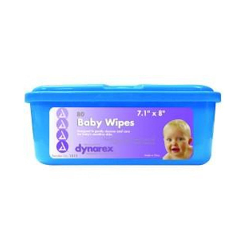 Dynarex Baby Wipes Baby Wipes, Scented, Tubs, 80/Tub, 12 Tub/Cs -1312