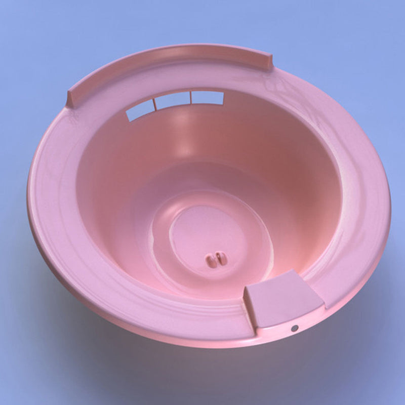 SITZ BATH WITH ATTACHMENT & INSTRUCTIONS, MAUVE, 10/CS, SOLD AS CASE DYNAREX 10000058