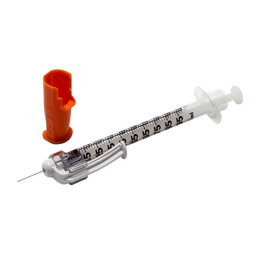 Bd Safetyglide Tuberculin Syringes Mbo-Safetyglide Tuber Syr W/Ndl1Ml 27Gx1/2 100/Bx 4Bx/Cs