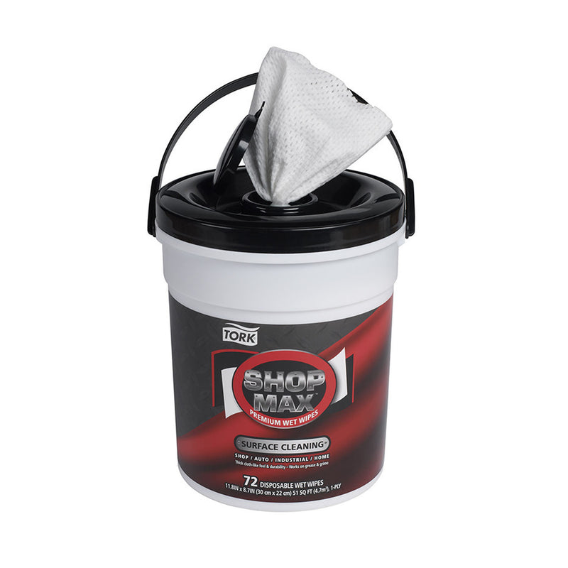 WET WIPES, MULTI-SURFACE BUCKET, 1-PLY, WHITE, 11.8" X 8.7", 72 SHT/BUCKET, 4 BUCKET/CS, SOLD AS CASE ESSITY 10001226