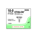 SUTURE, TAPER POINT, SIZE 10-0, 5", BLACK MONOFILAMENT, NEEDLE BV-130-3, 3/8 CIRCLE, 1 DZ/BX, SOLD AS BOX ETHICON 243