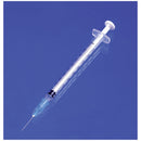 TUBERCULIN SYRINGE, 1CC WITH NEEDLE, 25G X 1", LOW DEAD SPACE PLUNGER, LUER SLIP, 100/BX, 10 BX/CS, SOLD AS CASE EXEL 244