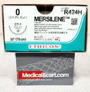 SUTURE, SIZE 0, 30", GREEN BRAIDED, NEEDLE CT-1, 3 DZ/BX, SOLD AS BOX ETHICON 243
