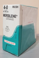 SUTURE, SIZE 4-0, 18", WHITE BRAIDED, NEEDLE FS-2, 3 DZ/BX, SOLD AS BOX ETHICON 243