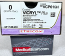 SUTURE, STANDARD & SHORT LENGTH, SIZE 0, 54", VIOLET BRAIDED, 3 DZ/BX, SOLD AS BOX ETHICON 243