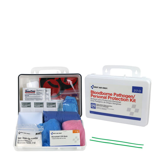 First Aid Only/Acme United Spill Clean Up Kit Bbp Spill Clean Up Kt W/ Cprmicroshield Plastic Cs -217-O