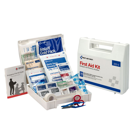 First Aid Only/Acme United First Aid Kits First Aid Kt 10 Person Plasticcs W/Dividers -222-U