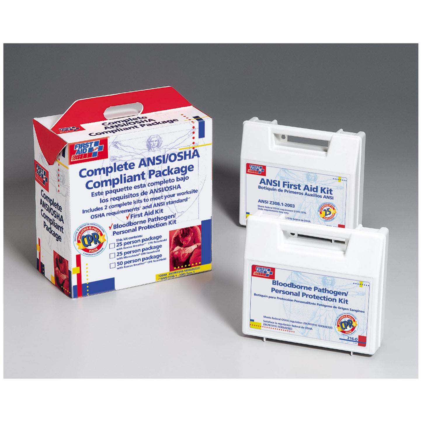 First Aid Only/Acme United First Aid Kits Complete Osha Comliance Pk 25Person (First Aid/Bbp) -227-CP