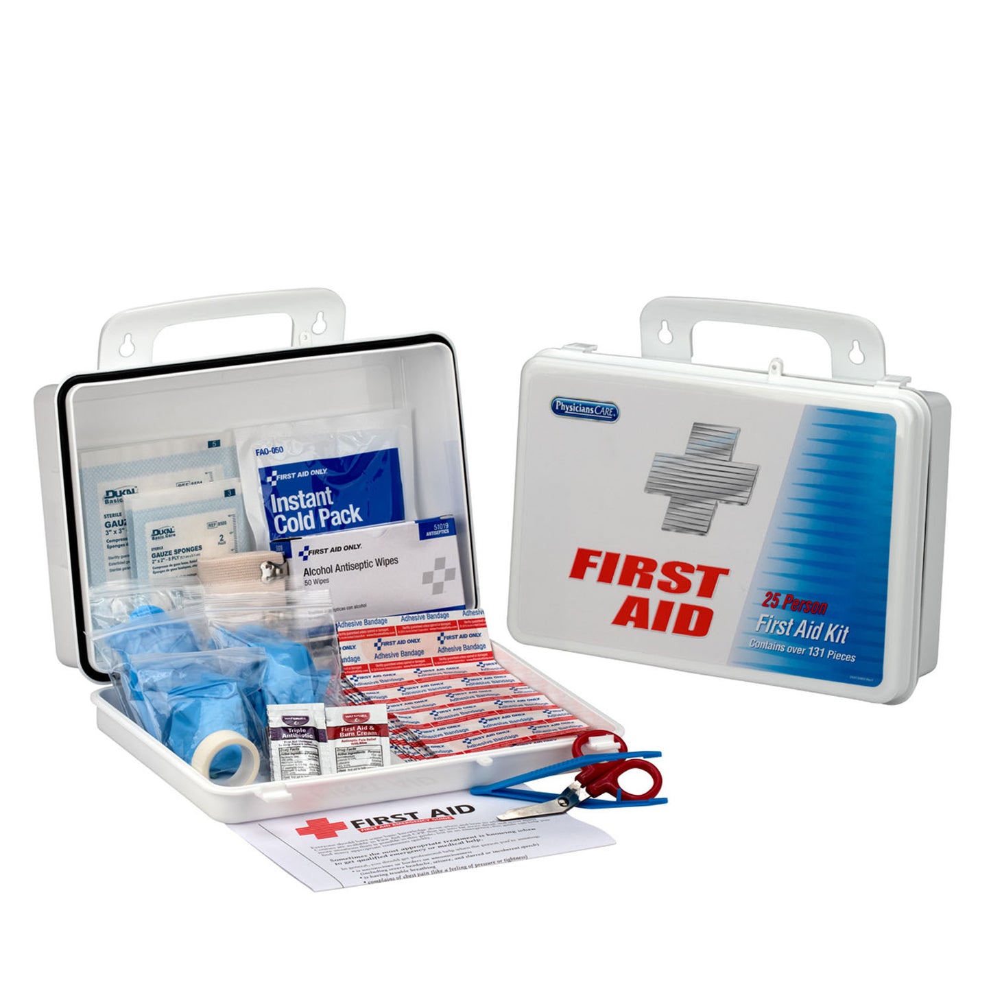 First Aid Only/Acme United First Aid Kits First Aid Kt Office 25Person131 Piece Plastic Cs -60002-004