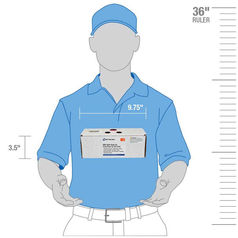 First Aid Only/Acme United Spill Clean Up Kit Refill Pk Bbp Spill Clean Upfor Kt 700 -702 - BriteSources