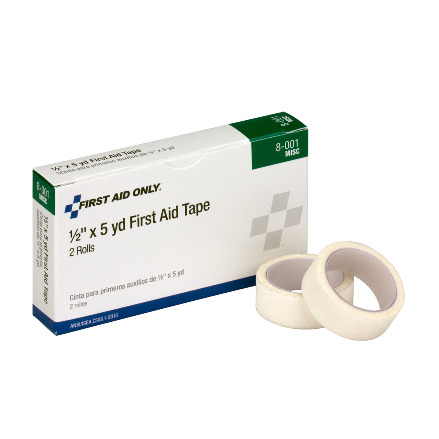 First Aid Only/Acme United Refill Items For Kits First Aid Tape 1/2Inx5Yd 2/Bx -8-001