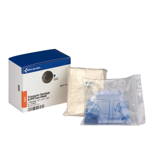 First Aid Only/Acme United Refill Items For Kits Refill Sc Cpr Mask Muslintriangular Bandages -90643