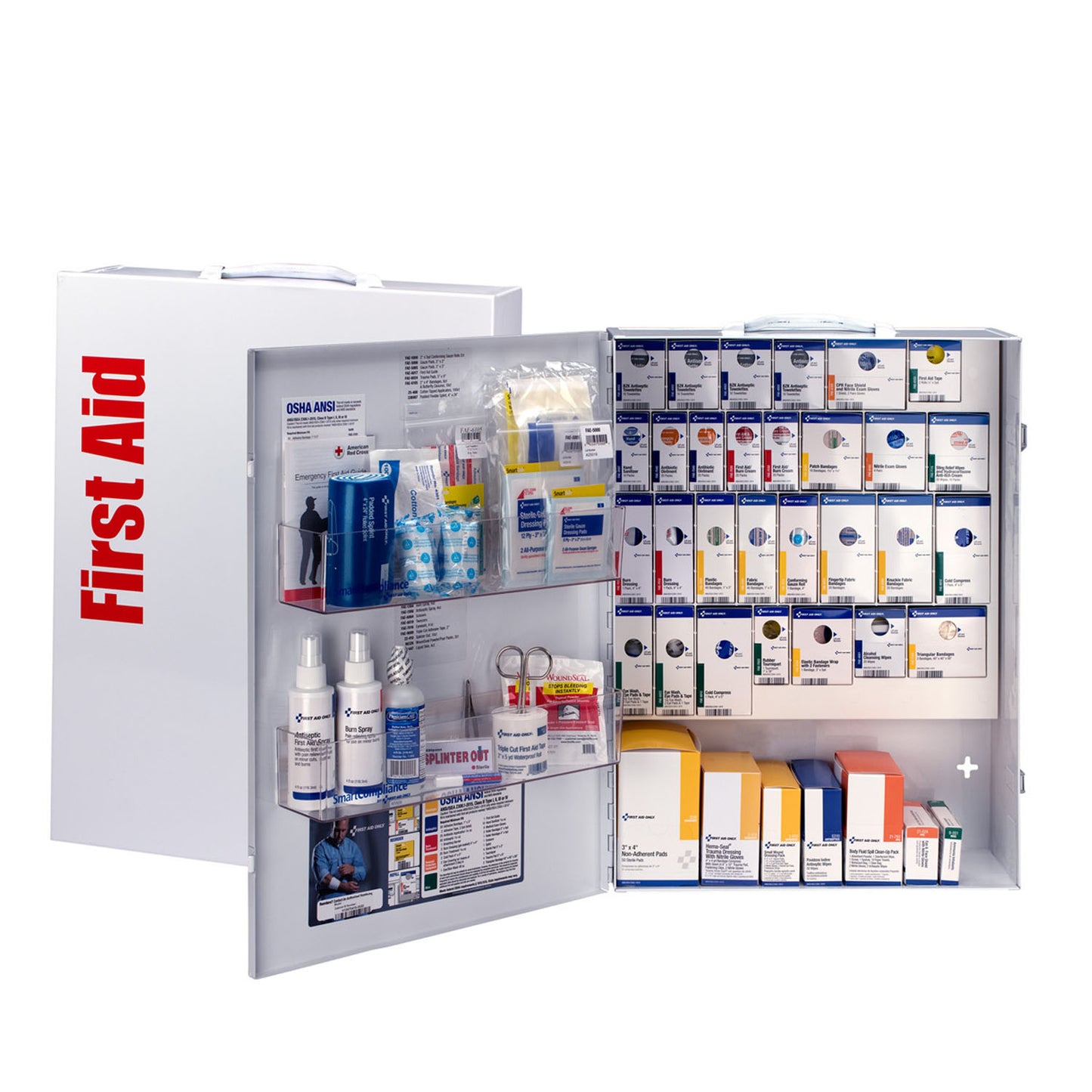 First Aid Only/Acme United Travel & Specialty Kits Cabinet Smrt Cmplince Gen Busifrst Aid Xl Metl W/O Med -90829