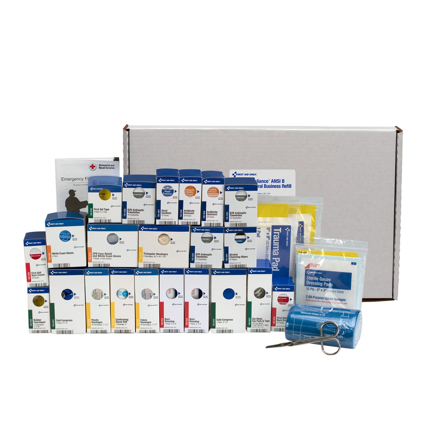 First Aid Only/Acme United Refill Items For Kits Refill Sc Ansi B Xl/Xxl Benbus W/O Meds -90964