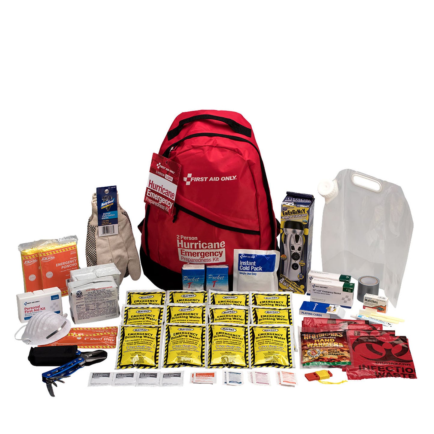 First Aid Only/Acme United Personal Emergency Preparedness Kits Backpk Emergency Preparednesshurricane 2Person -91055