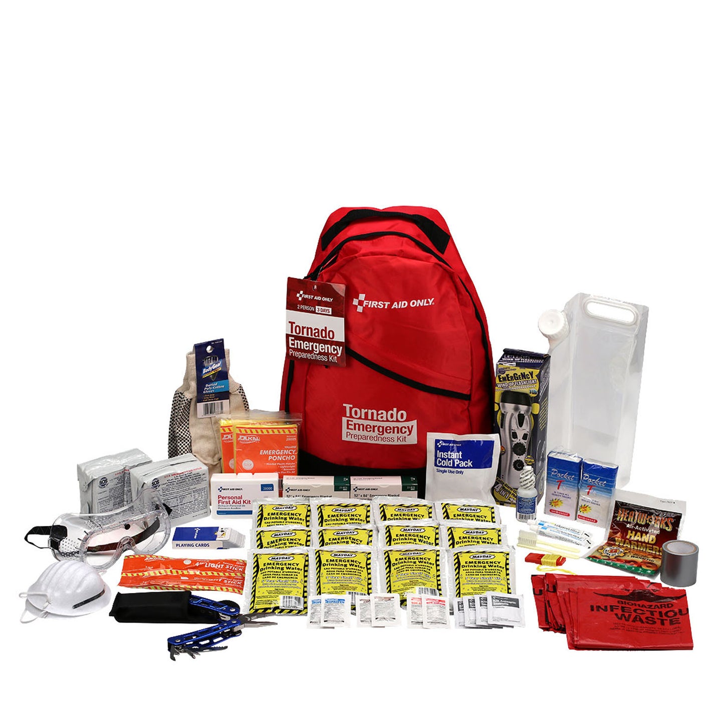 First Aid Only/Acme United Personal Emergency Preparedness Kits Backpack Emergency Preparednestornado -91056