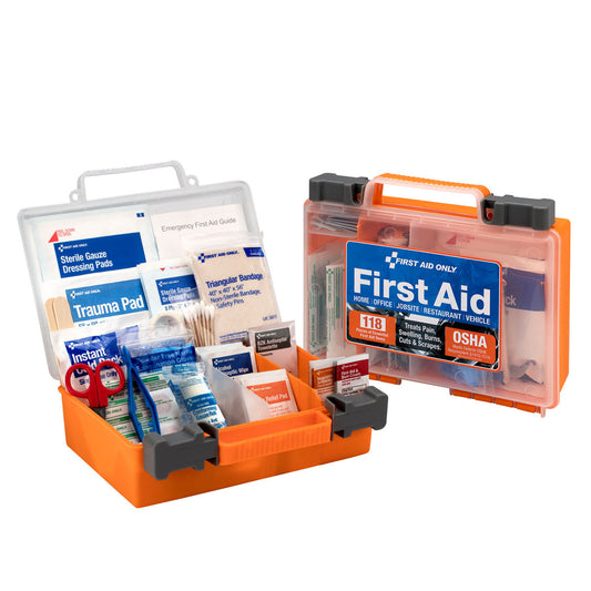 First Aid Only/Acme United First Aid Kits First Aid Kt 25Person Bulkclear 118Pc Plastic Cs -91063