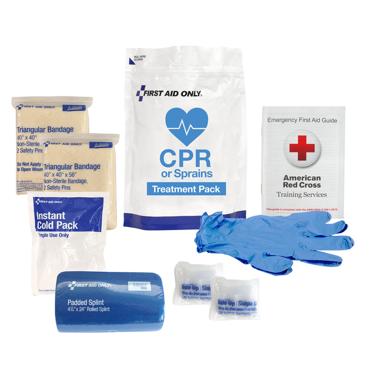 First Aid Only/Acme United Emergency Response Kits & Packs Cpr/Sprains Treatment Pk -91165