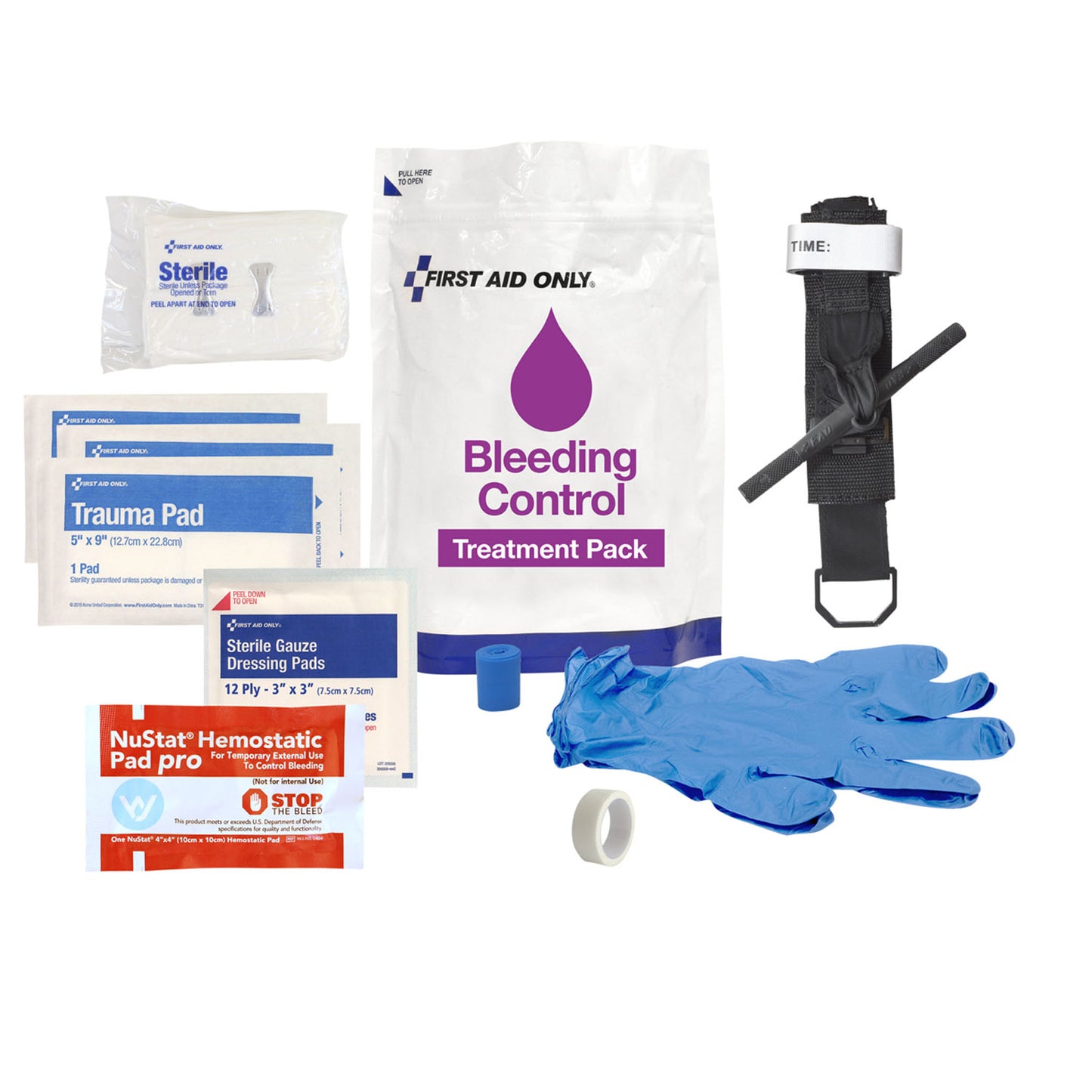 First Aid Only/Acme United Emergency Response Kits & Packs Bleeding Control Treatment Pk -91166