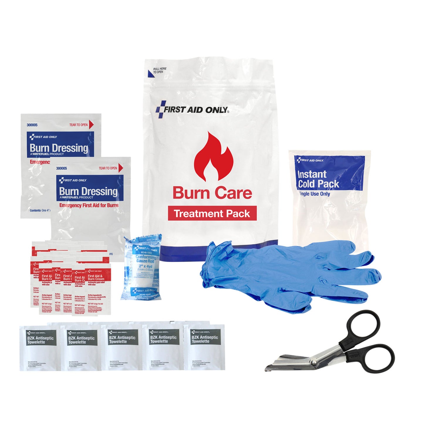 First Aid Only/Acme United Emergency Response Kits & Packs Burn Care Treatment Pk -91167