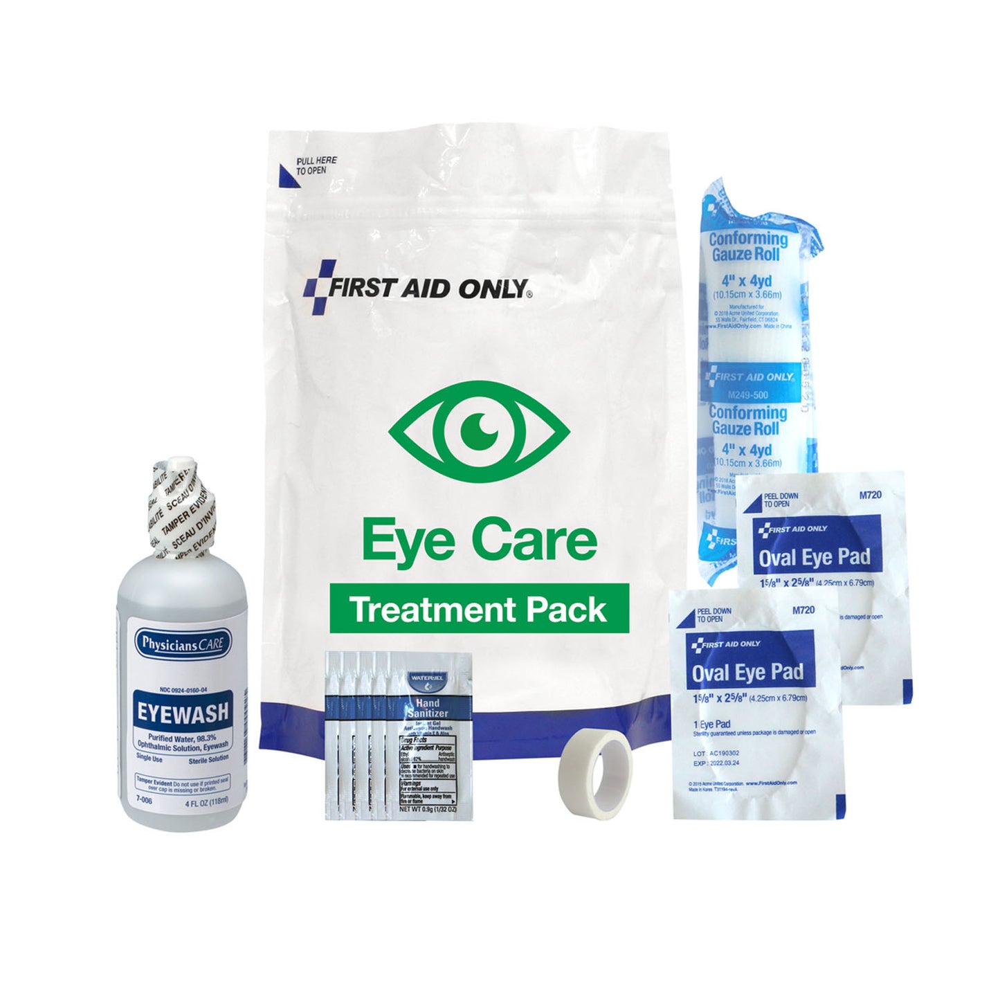 First Aid Only/Acme United Emergency Response Kits & Packs Eye Care Treatment Pk -91168