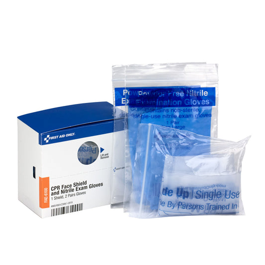 First Aid Only/Acme United Refill Items For Kits Refill Sc Cpr Mask (4) Nitrilegloves -FAE-6100