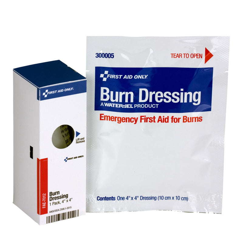 First Aid Only/Acme United Refill Items For Kits Refill Sc 4Inx4In Burndressing 1/Bx -FAE-7012-001 - BriteSources