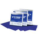 ISODAM HD 5" X 5" MEDIUM, LATEX-FREE, ROYAL BLUE. 20 PIECES/BX, SOLD AS CARTON FOUR 10001221