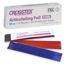 Crosstex Articulating Paper Tbd-Articulating Foil Red 2-Side25Sheets/Bk 12Bk/Bx -TFOR2 - BriteSources