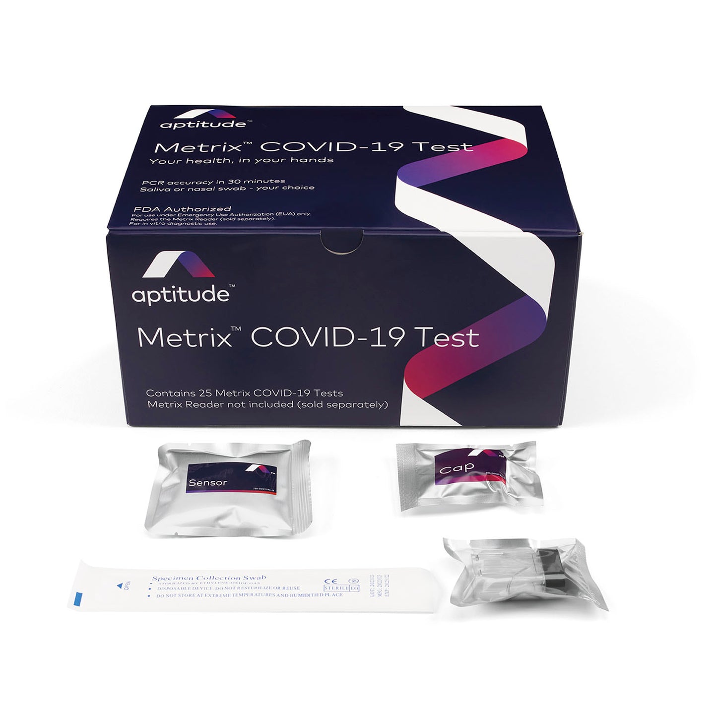 Sekisui Metrix Covid-19 Test Test Kit Cov-19 Aptitud Metrix25 Tst/Kit  (Nr) -MTRX-C19-25PK