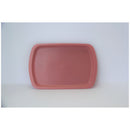 SERVICE TRAY, RECTANGULAR, ROSE, 200/CS, SOLD AS CASE GMAX 10001061