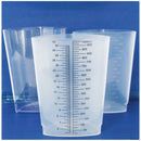 TRIANGULAR GRADUATE, POLYPROPYLENE, GRADUATED, TRANSLUCENT, 10/SLV, 20 SLV/CS, SOLD AS CASE GMAX 10001061