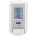 HAND SANITIZER DISPENSER, 1200 ML, PUSH STYLE, WHITE, 1/CS, SOLD AS CASE GOJO 10000173