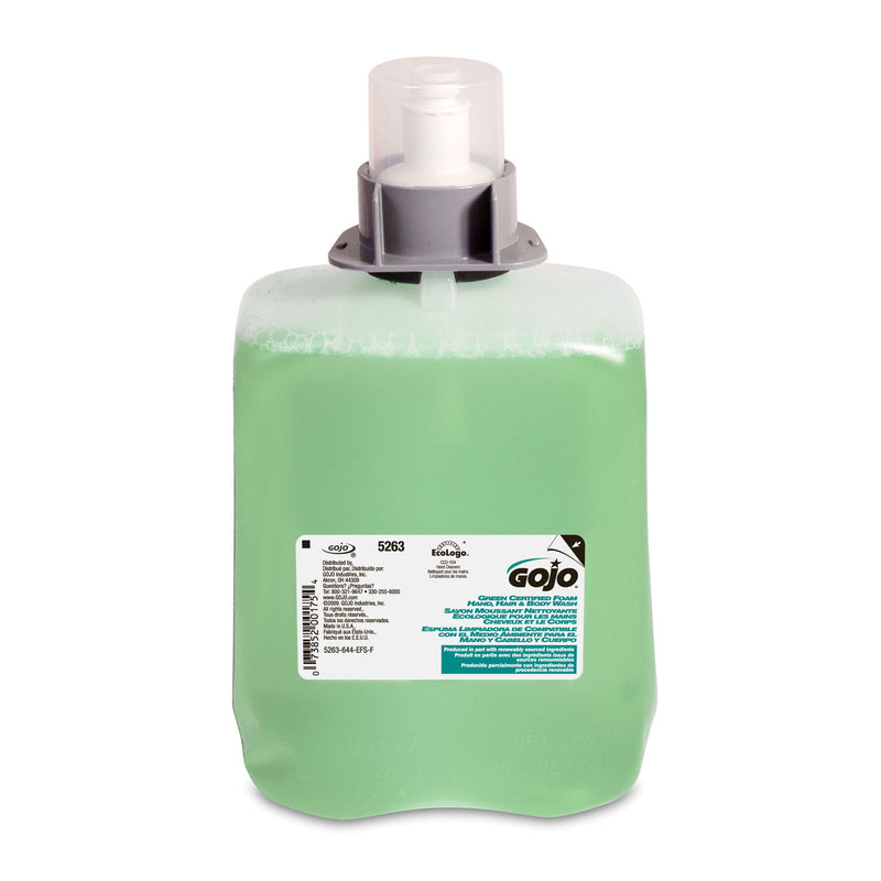 FOAMING HAIR & BODY WASH, MOISTURIZERS, FMX-12™, 1250ML, 4/CS, SOLD AS CASE GOJO 10000173