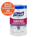 PURELL® FOODSERVICE SURFACE DISINFECTING WIPES, 110CT CANISTER, 6/CT, SOLD AS CARTON GOJO 10000173