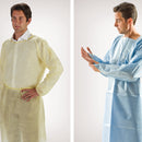 GOWN, NONWOVEN, WITH SNAPS, LARGE, MAROON, 10/BG, 3 BG/CS, SOLD AS CASE GRAHAM 51