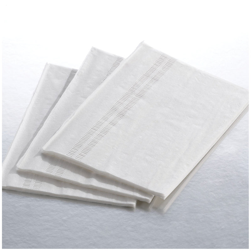 FOLDED TOWEL, 17" X 18.88", WHITE, 600/CS, SOLD AS CASE GRAHAM 51