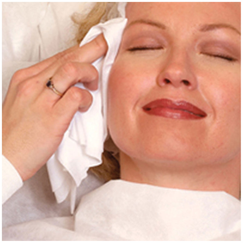 WASHCLOTH, 12" X 13½", WHITE, NON-WOVEN SPUNLACE, 40/BG, 8 BG/CS, SOLD AS CASE GRAHAM 51