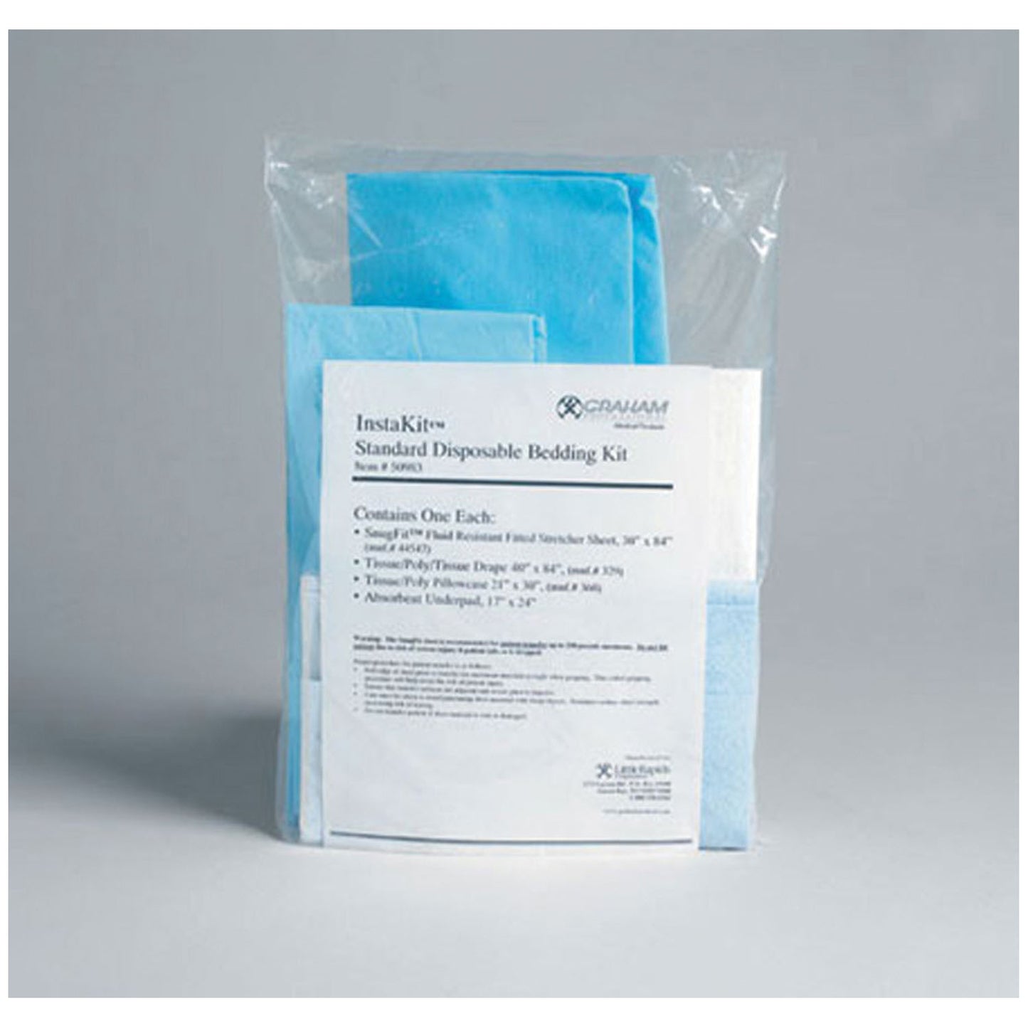 Graham Medical Instakits Kit Bedding Disp Standard25/Cs